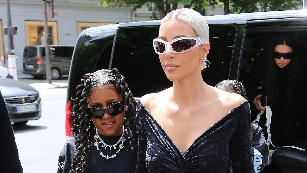 picture of Kim Kardashian and North West