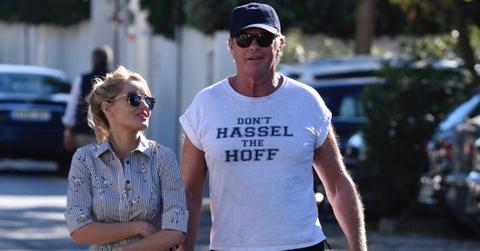 picture of David Hasselhoff and Hayley Roberts