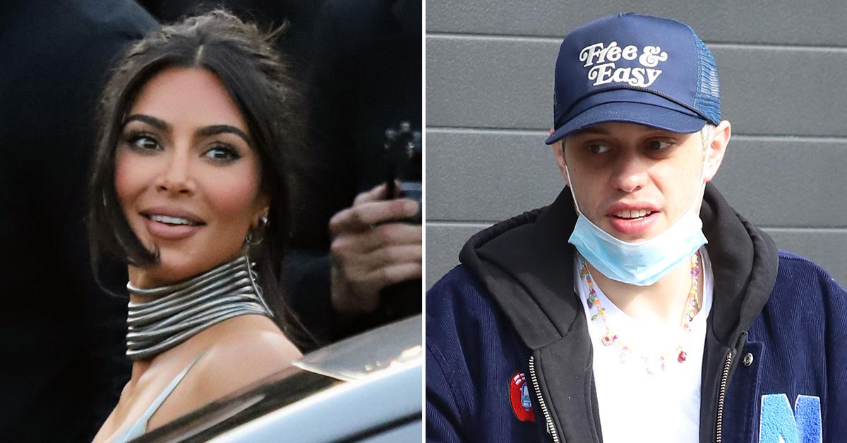 Kim Kardashian Accused Of Photoshopping Pete Davidson In PDA Pics