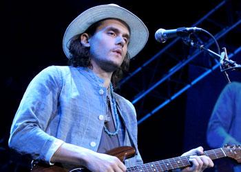 //john mayer singing