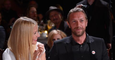 Gwyneth Paltrow Chris Martin Banksy Painting Haiti Gala