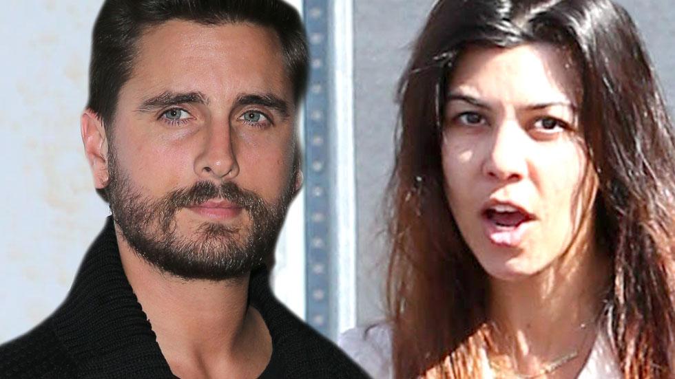 Kourtney Kardashian Message Scott Disick