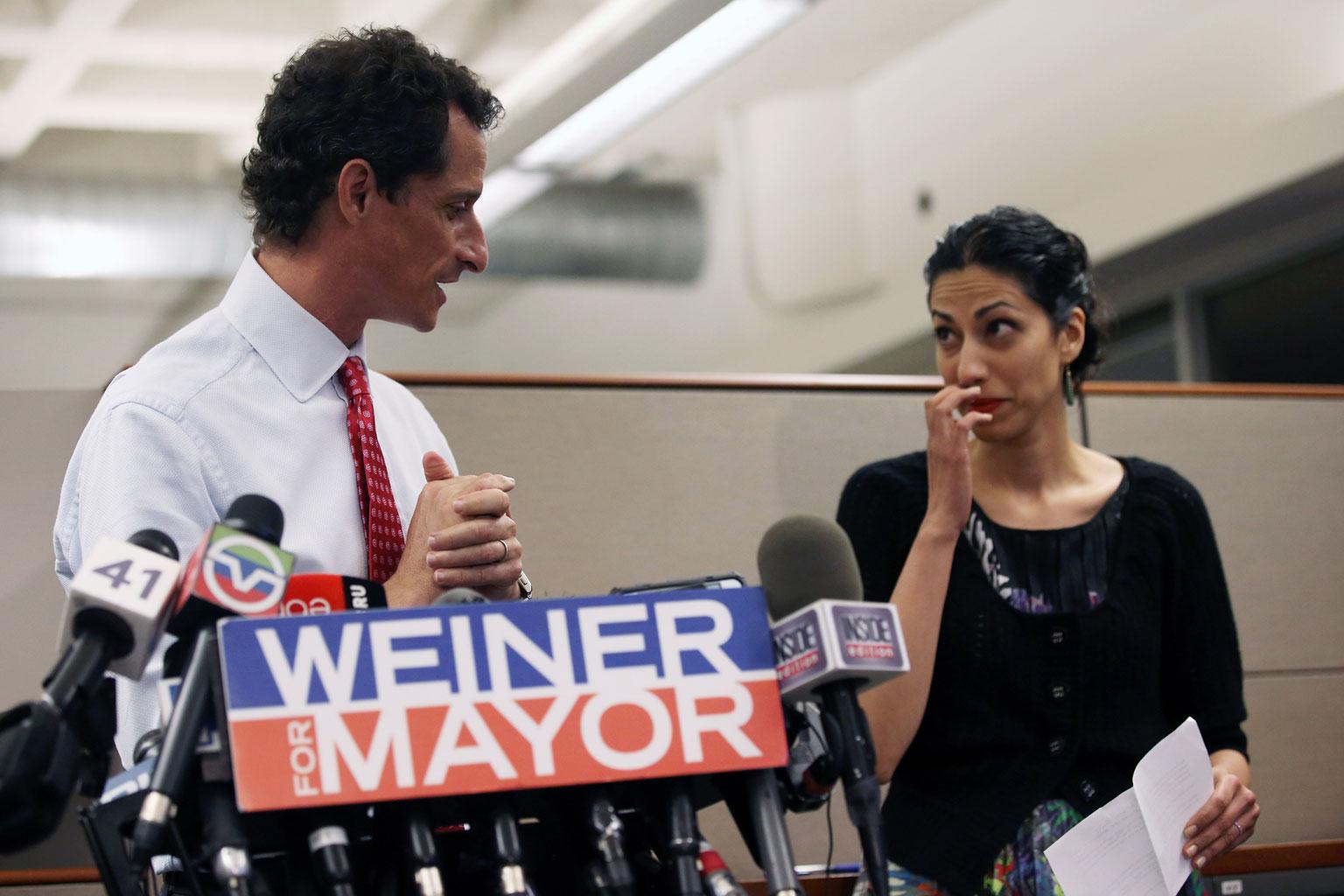 Anthony Weiner Sexting Scandal Divorce Son Chick Magnet