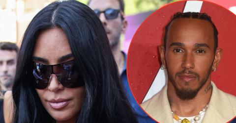 picture of Kim Kardashian and Lewis Hamilton