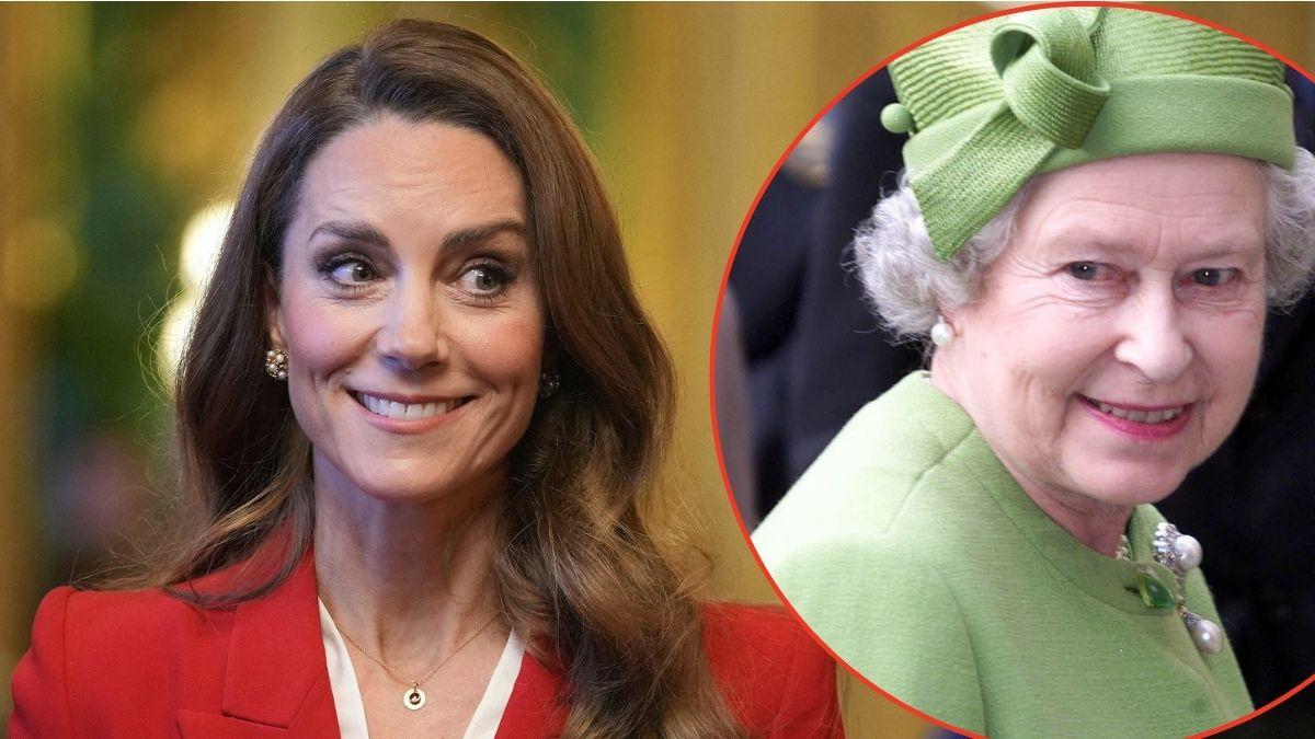 Photo of Queen Elizabeth and Princess Kate
