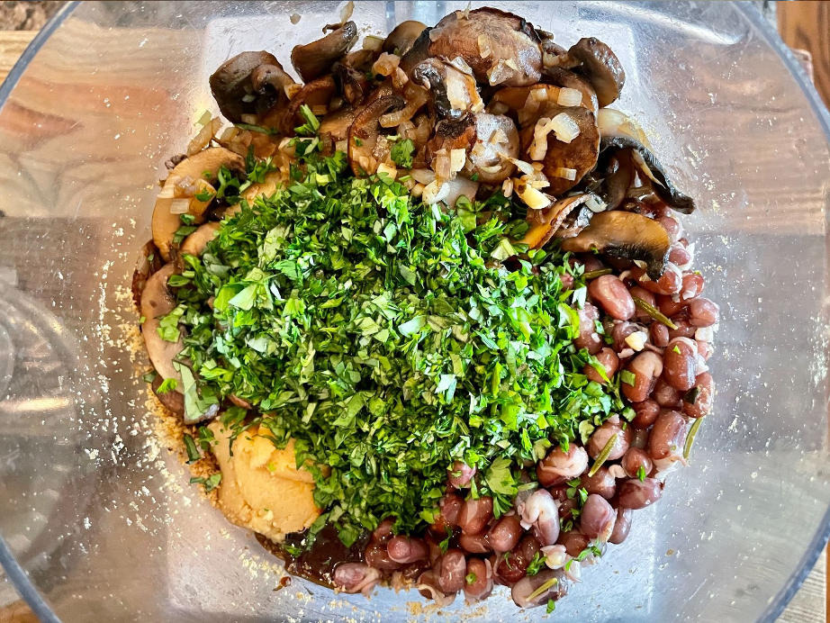 Dr. Igor’s Adzuki Bean & Mushroom Fritter Buddha Bowl Recipe