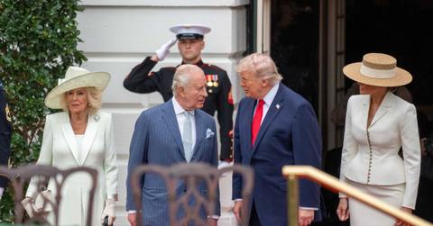 Photo of King Charles and Donald Trump