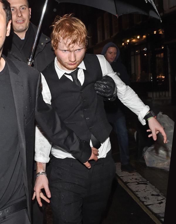 Ed Sheeran Drunk At Brit Awards