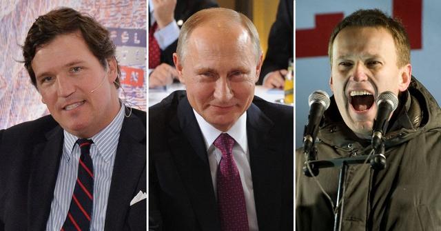 tucker carlson defend vladimir putin alexei navalny murder allegations