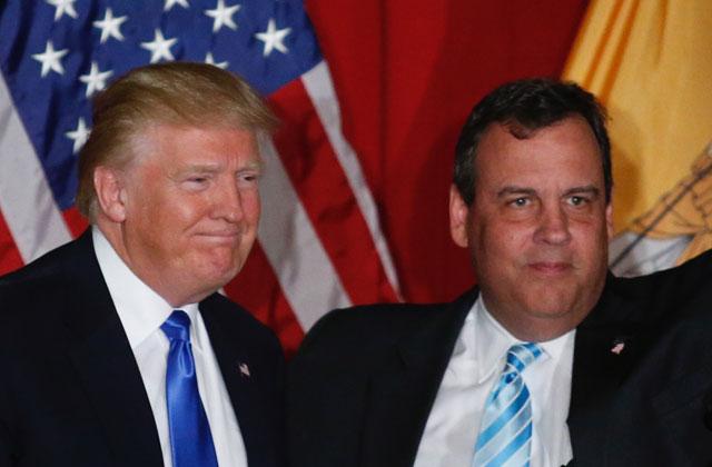 chris christie donald trump vice president candidate grooms governer