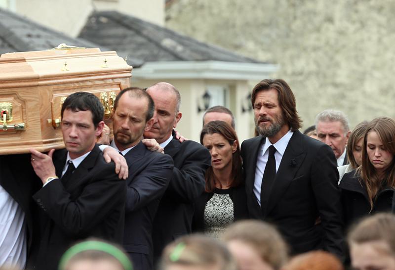 Jim Carrey Sued Wrongful Death Cathriona White Funeral