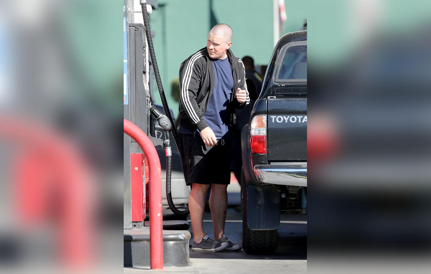 //Christian Bale weight gain shaved head