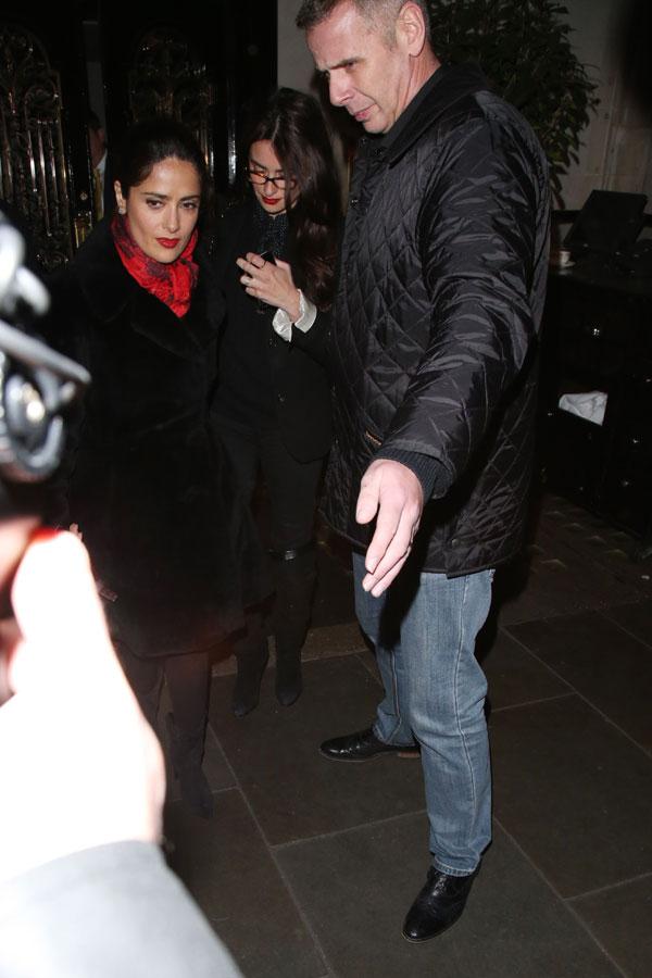 Tom Cruise, Penelope Cruz & Salma Hayek Dine Out