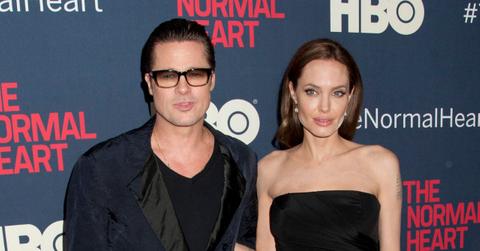 A photo of Brad Pitt and Angelina Jolie
