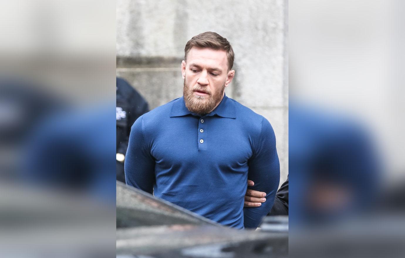 //Conor McGregor Leaves Precinct Attack