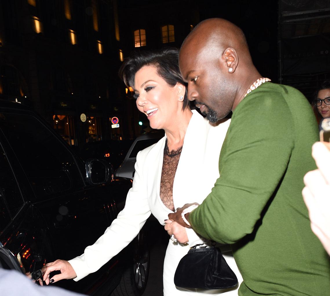 Kris Jenner Corey Gamble Drunk Paris