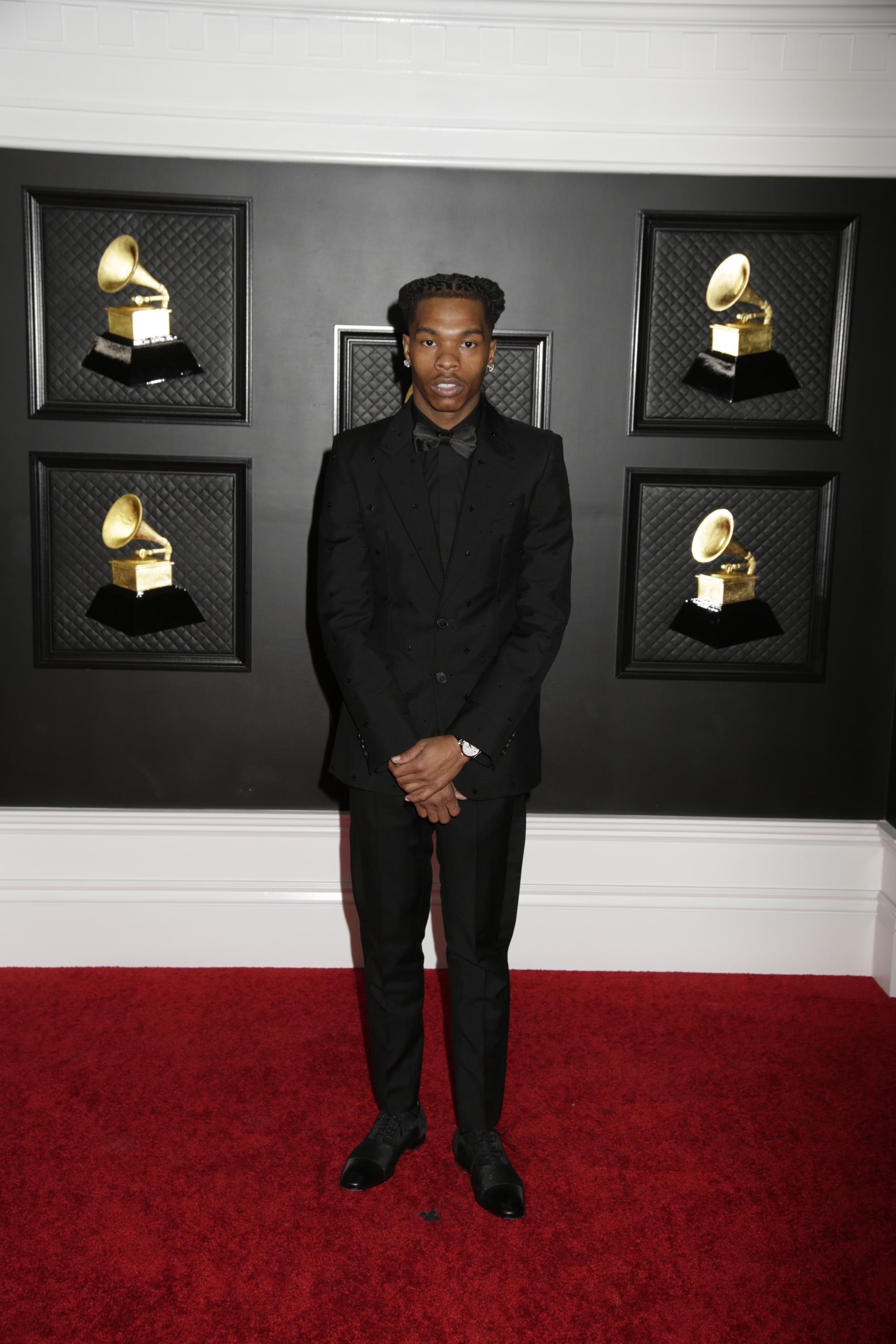 grammys  red carpet lil baby