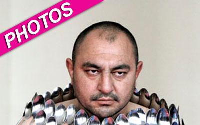 //etibar elchiyev metallic man spoons photos landov