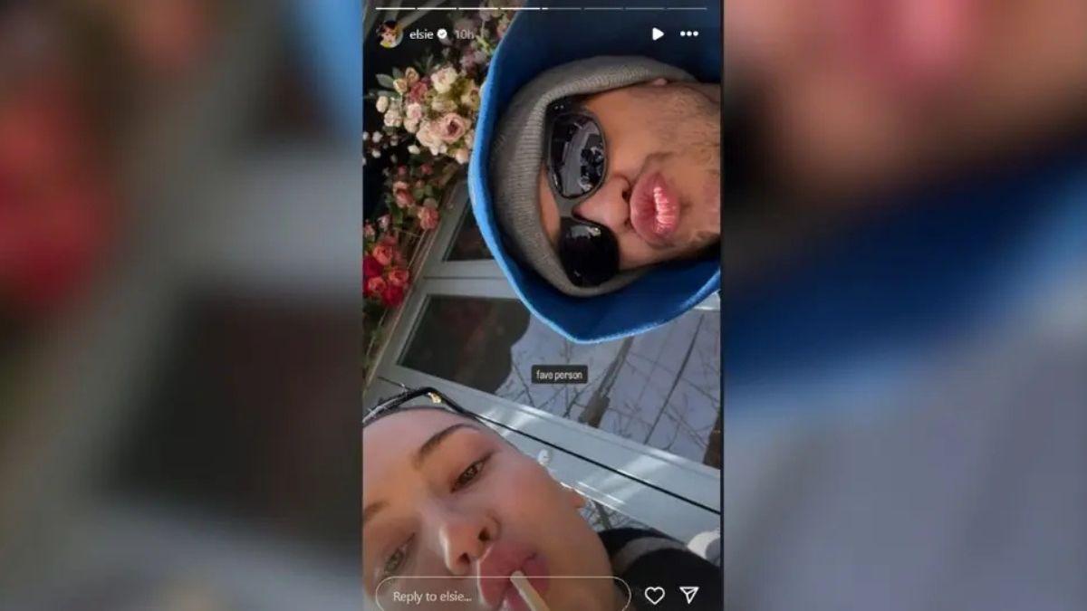 Photo of Pete Davidson and Elsie Hewitt