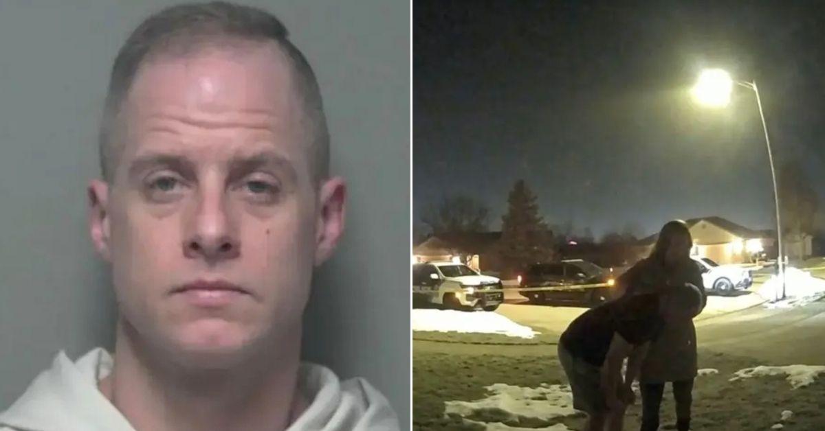 Caleb Flynn was arrested for murdering his wife on February 19.