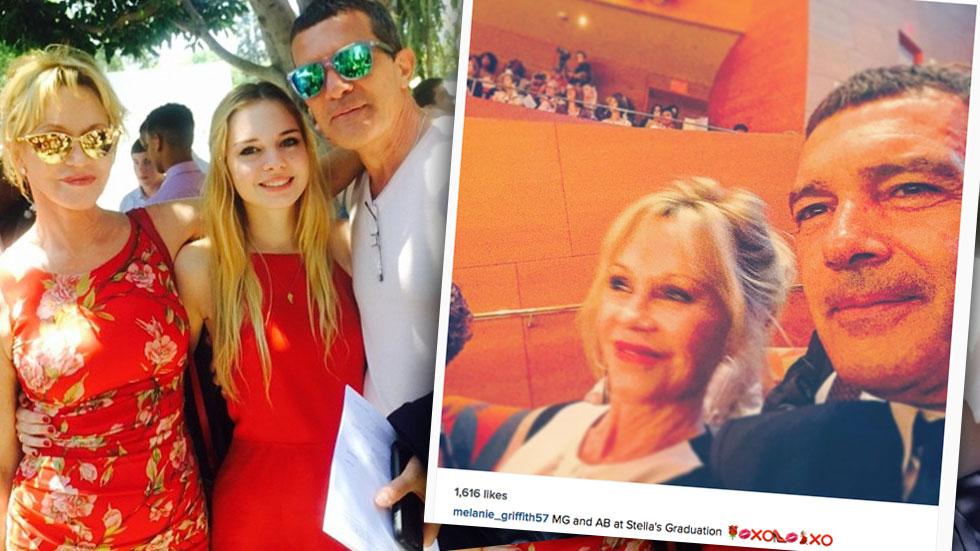 Melanie Griffith & Antonio Banderas Divorce Daughter Graduation Instagram