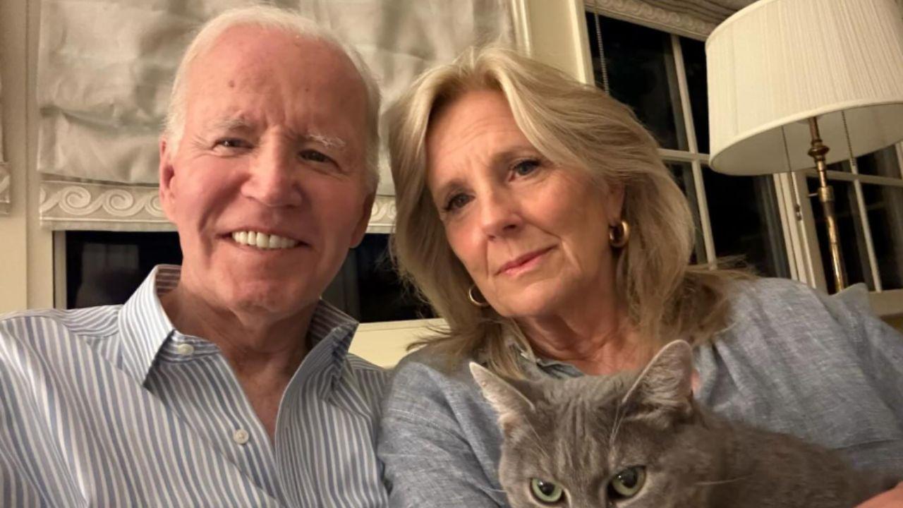 A photo of Jill and Joe Biden