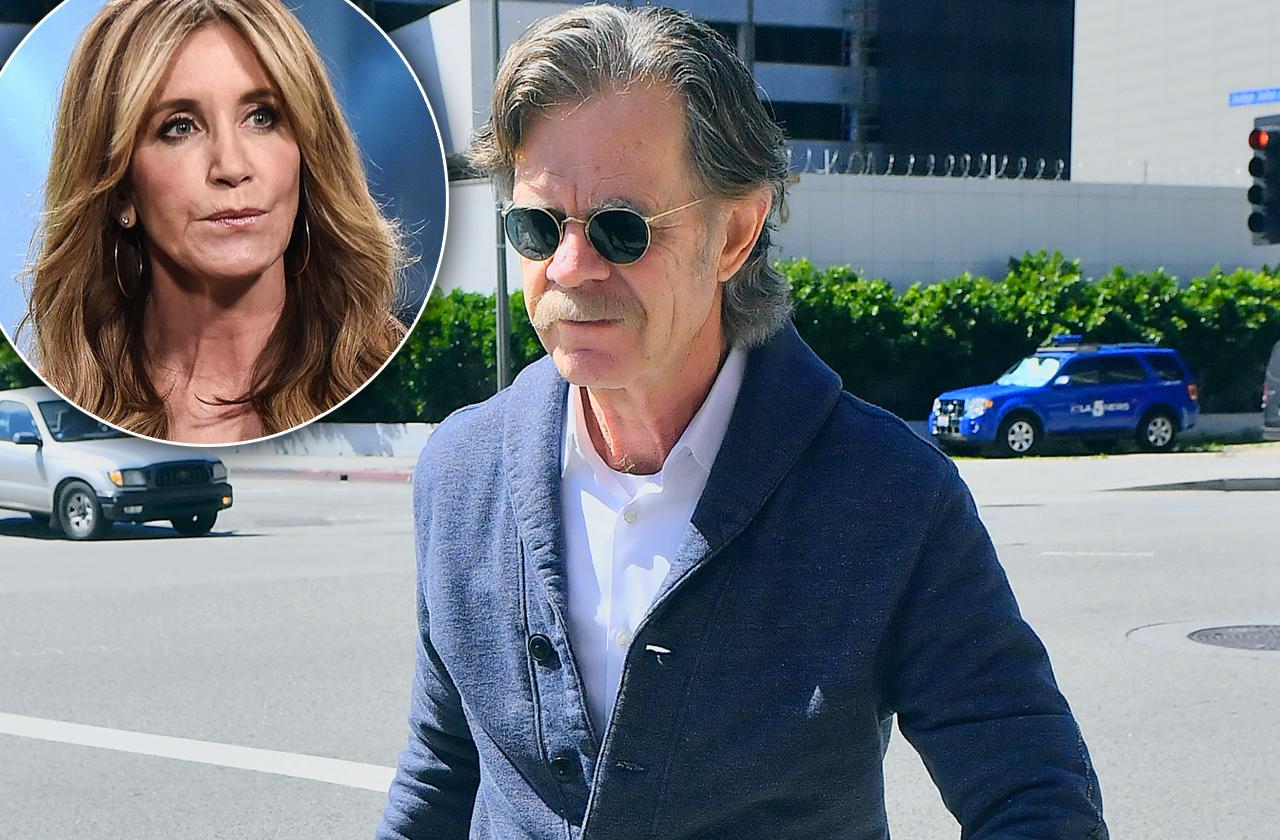 felicity huffman husband William H Macy appears court college cheating scandal