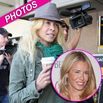 Chelsea Handler Bares A Naked Face At The Airport