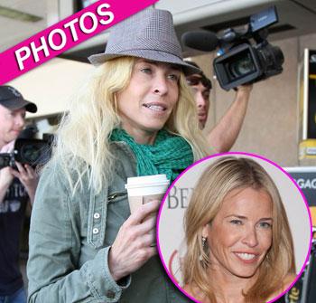 Chelsea Handler Bares A Naked Face At The Airport