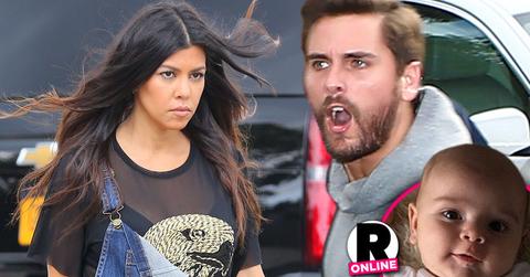 kourtney kardashian scott disick baby photo