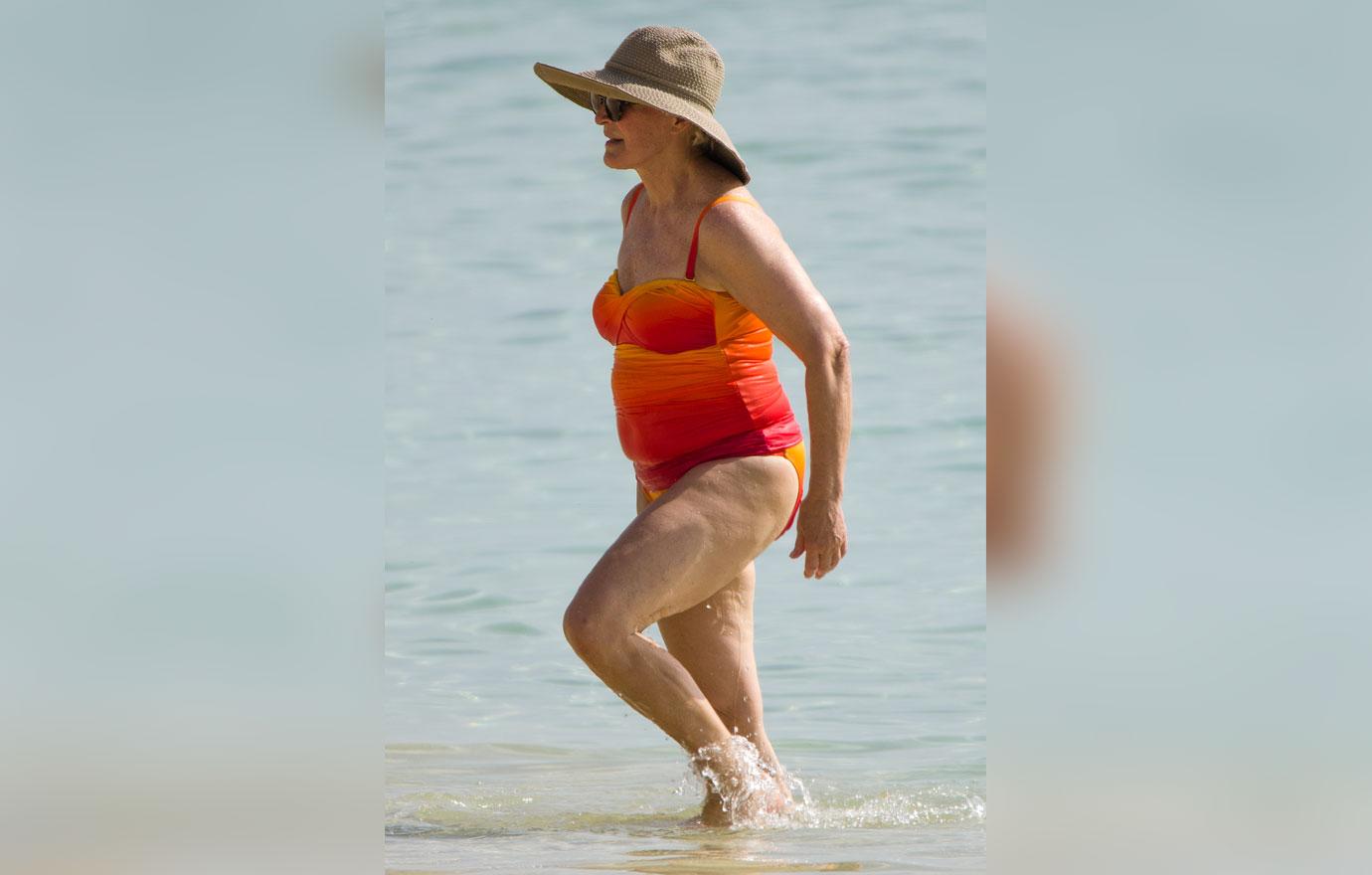 Glenn Close Beach Body 70