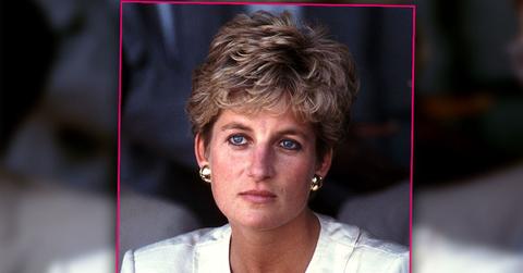 Princess Diana Wearing White Suit in Zimbawe 1993