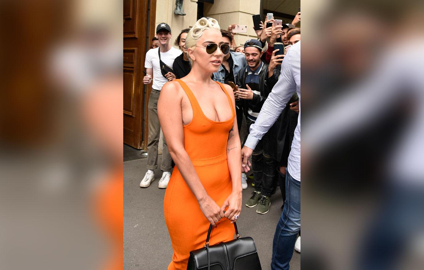 Lady Gaga Shows Nipples in New York