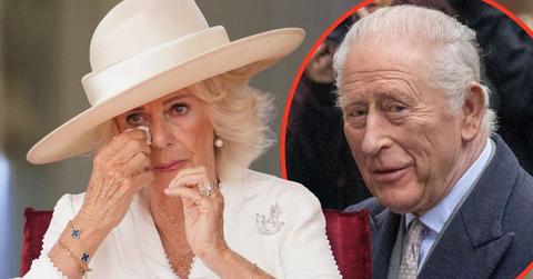 Split photos of Queen Camilla and King Charles