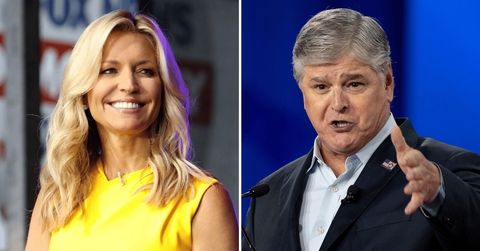 Split photo of Ainsley Earhardt, Sean Hannity