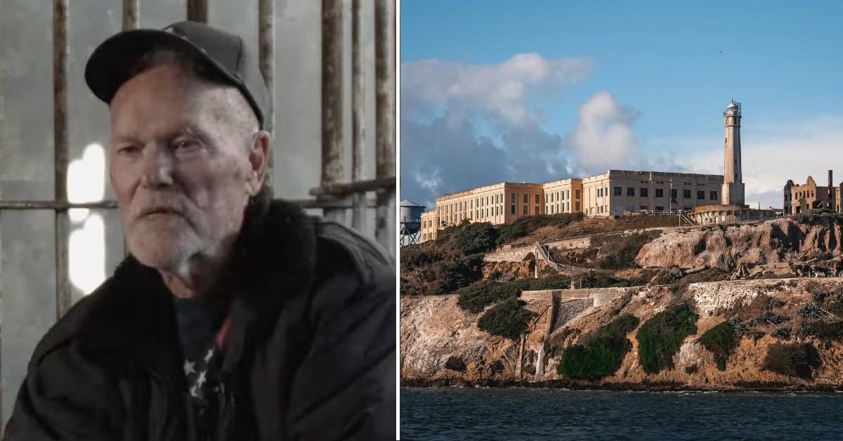 Split photo of Charlie Hopkins, Alcatraz