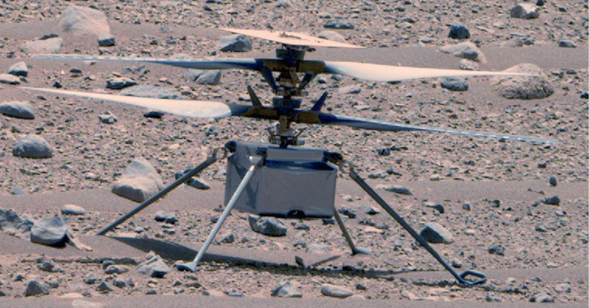 Photo of a NASA Mars rover