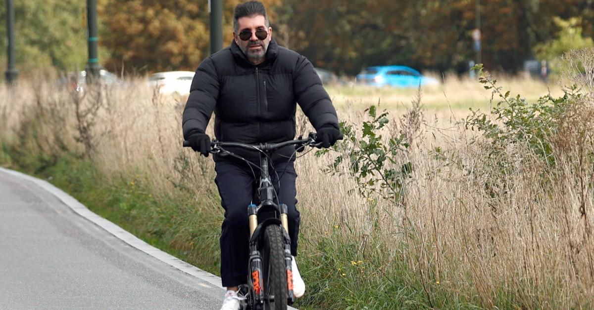 simon cowell back on bike