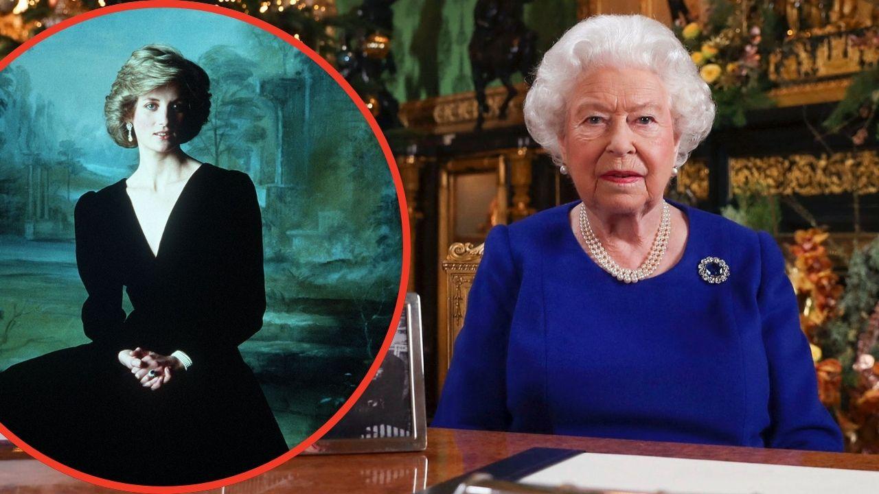 Photo of Queen Elizabeth and Princess Diana