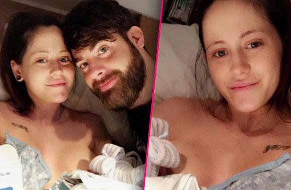 //jenelle evans gives birth daughter david eason teen mom  pp