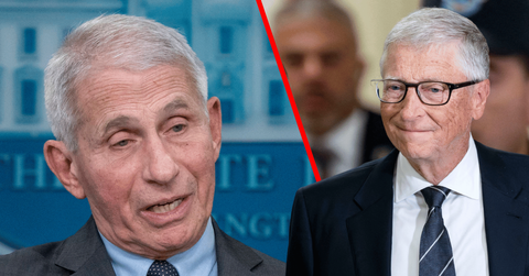Photo of Dr. Anthony Fauci, Bill Gates