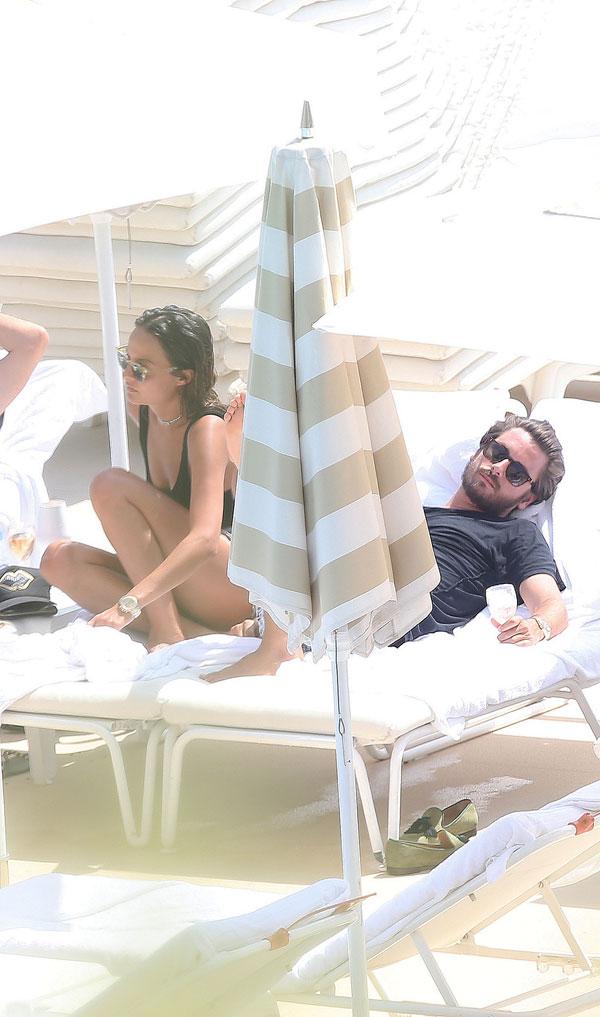 Scott Disick Cheating Kourtney Kardashian Separate Monaco Yacht Brunette