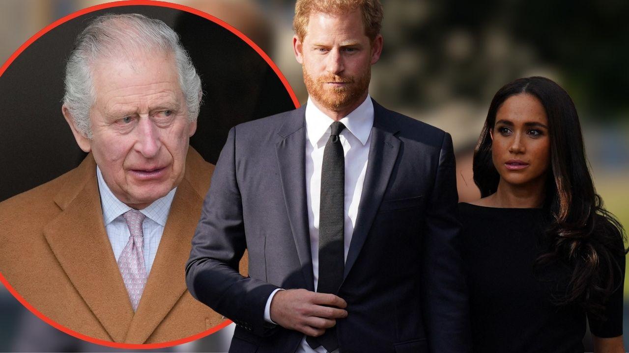 Photo King Charles, Prince Harry and Meghan Markle