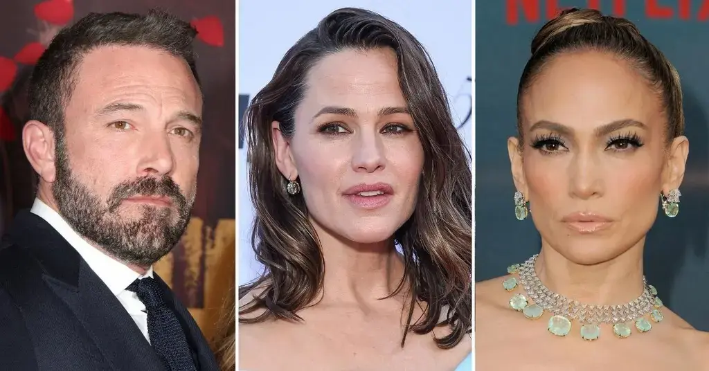 Composite photo of Ben Affleck, Jennifer Garner and Jennifer Lopez