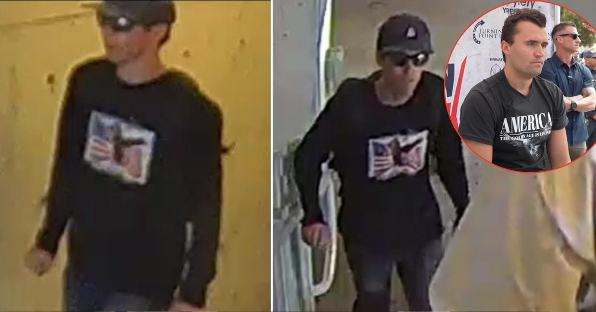 Photo of person of interest, Charlie Kirk