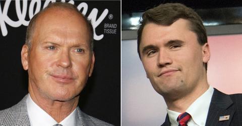 Picture of Michael Keaton and Charlie Kirk