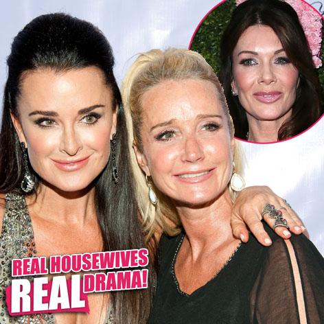 //kim and kyle richards shun lisa vanderpump square