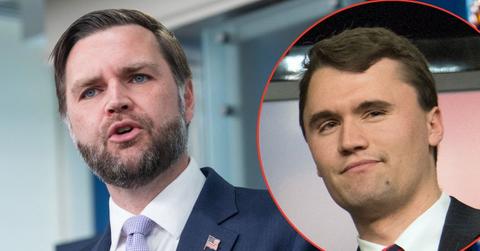 Photo of JD Vance, Charlie Kirk