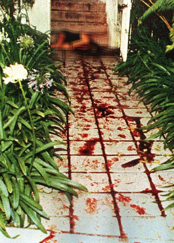 OJ Simpson Nicole Brown Ron Goldman Murder Scene Blood