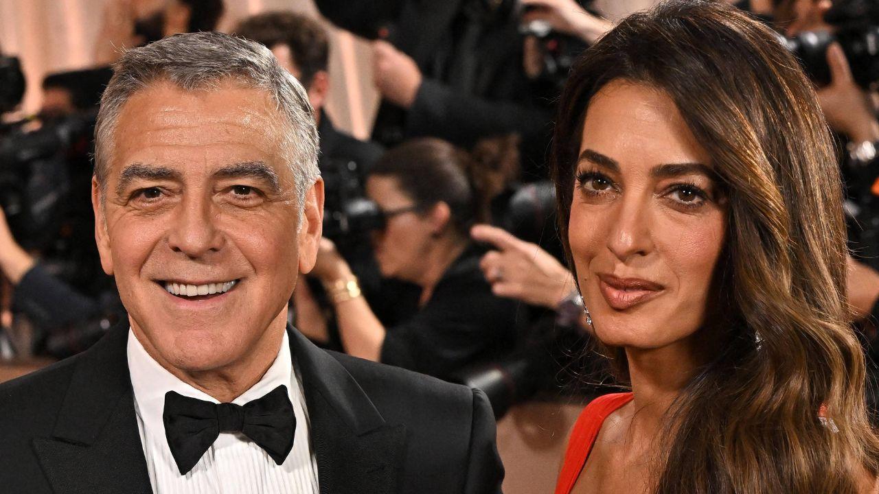 picture of George Clooney and Amal Clooney